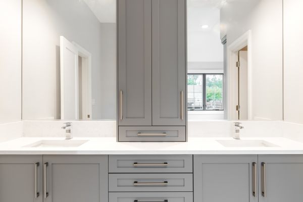 Bathroom Cabinet Refacing in Cleveland